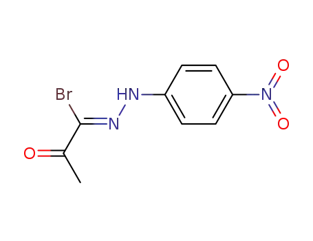Molecular Structure of 55480-47-2 (Pyruvoyl bromide p-nitrophenylhydrazone)