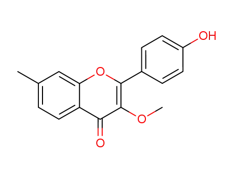 4H-1-Benzopyran-4-one, 2-(4-hydroxyphenyl)-3-methoxy-7-methyl-