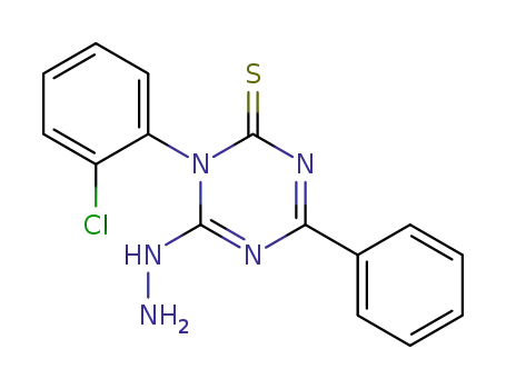 1-(2-Chlorophenyl)-2-hydrazino-4-phenyl-1,6-dihydro-1,3,5-triazine-6-thione