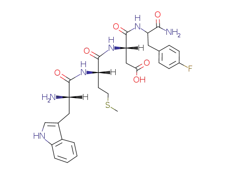 H-Trp-Met-Asp-L-(p-fluoro)Phe-NH<sub>2</sub>
