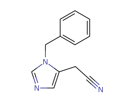 (1-benzyl-1H-imidazol-5-yl)acetonitrile(SALTDATA: HCl)