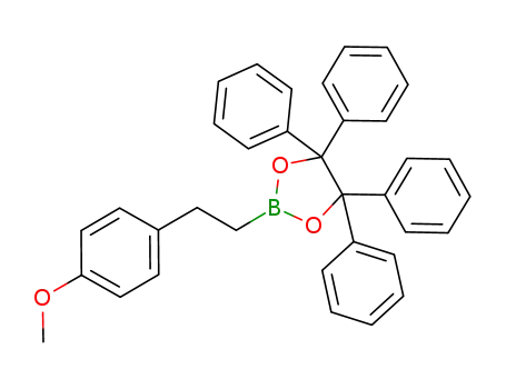 (4-MeOC<sub>4</sub>H<sub>4</sub>CH<sub>2</sub>CH<sub>2</sub>)(4,4,5,5-tetraphenyl-1,3,2-dioxoborolane(-H))