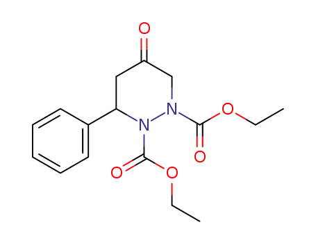 1,2-Pyridazinedicarboxylic acid, tetrahydro-5-oxo-3-phenyl-, diethyl
ester