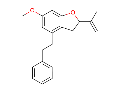 2-Isopropenyl-6-methoxy-4-phenethyl-2,3-dihydro-benzofuran
