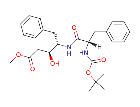 (3S,4S)-4-((S)-2-tert-Butoxycarbonylamino-3-phenyl-propionylamino)-3-hydroxy-5-phenyl-pentanoic acid methyl ester