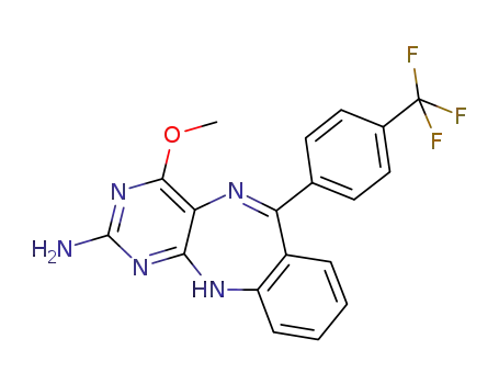 2-amino-4-methoxy-6-[4-(trifluoromethyl)phenyl]-11H-pyrimido[4,5-b][1,4]benzodiazepine