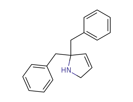 1H-Pyrrole, 2,5-dihydro-2,2-bis(phenylmethyl)-