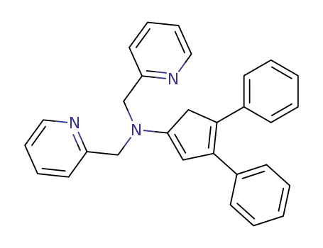 1-(di-2-picolylamino)-3,4-diphenylcyclopenta-1,3-diene