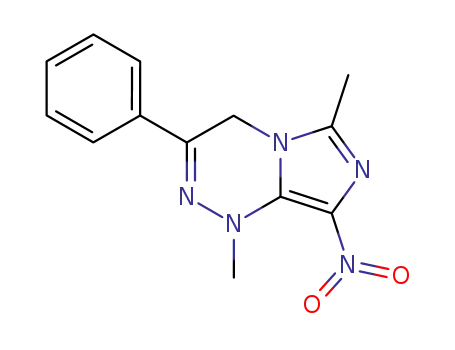 Imidazo[5,1-c][1,2,4]triazine, 1,4-dihydro-1,6-dimethyl-8-nitro-3-phenyl-