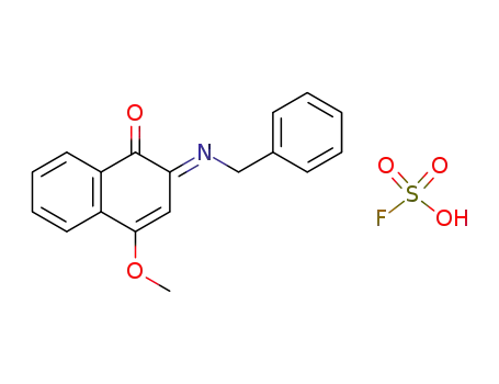 N-Benzyl-N-(4-methoxy-1(2H)-oxo-2-naphthyliden)ammoniumfluorsulfonat