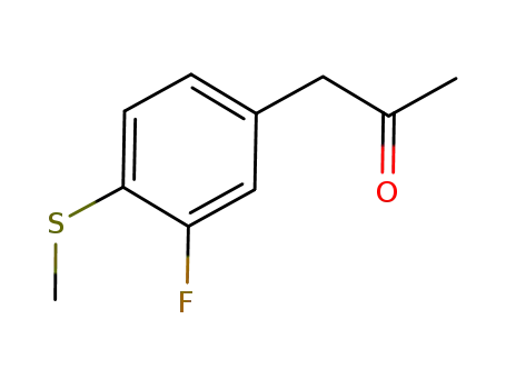 1-(3-fluoro-4-methylsulfanyl-phenyl)propan-2-one