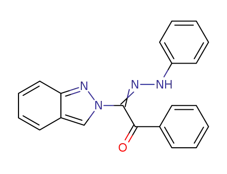 2-Indazol-2-yl-1-phenyl-2-(phenyl-hydrazono)-ethanone