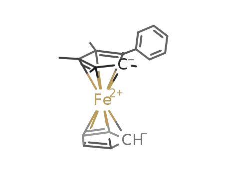 Fe(C<sub>5</sub>H<sub>5</sub>)(C<sub>5</sub>(CH<sub>3</sub>)4(C<sub>6</sub>H<sub>5</sub>))