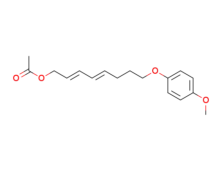 Acetic acid (2E,4E)-8-(4-methoxy-phenoxy)-octa-2,4-dienyl ester