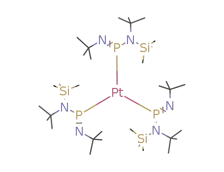 Tris((tert-butylimino){tert-butyl(trimethylsilyl)amino}phosphane)platinum<sup>(0)</sup>