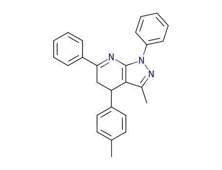 1H-Pyrazolo[3,4-b]pyridine,
4,5-dihydro-3-methyl-4-(4-methylphenyl)-1,6-diphenyl-