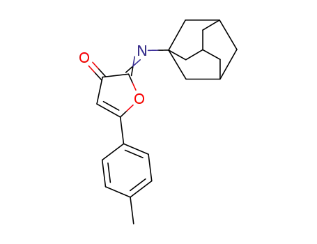 Molecular Structure of 126681-74-1 ((2E)-5-(4-methylphenyl)-2-(tricyclo[3.3.1.1~3,7~]dec-1-ylimino)furan-3(2H)-one)