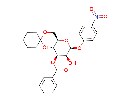 p-Nitrophenyl 3-O-Benzoyl-4,6-cyclohexylidene-β-D-mannopyranoside