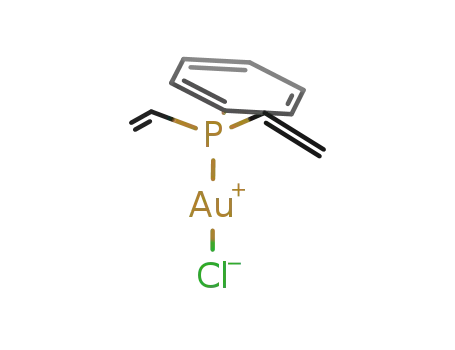Molecular Structure of 286384-11-0 ([(divinyl)(phenyl)phosphine] gold(I) chloride)
