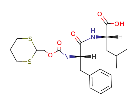 (S)-2-[(S)-2-([1,3]Dithian-2-ylmethoxycarbonylamino)-3-phenyl-propionylamino]-4-methyl-pentanoic acid