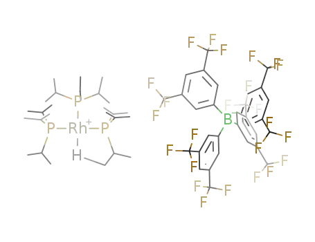 [Rh(P(i-Pr)3)3][B(3,5-C<sub>6</sub>H<sub>3</sub>(CF<sub>3</sub>)2)4]