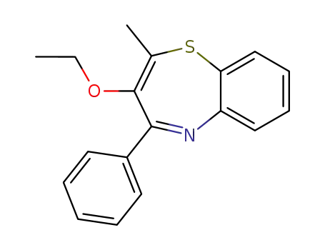 Molecular Structure of 83463-81-4 (3-ethoxy-2-methyl-4-phenyl-1,5-benzothiazepine)