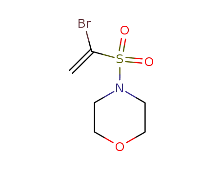 Molecular Structure of 87975-05-1 (Morpholine, 4-[(1-bromoethenyl)sulfonyl]-)