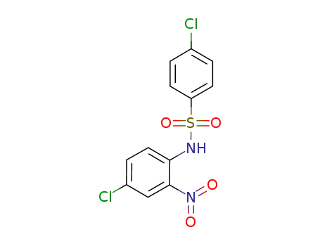 Molecular Structure of 10589-67-0 (4,4'-dichloro-2'-nitrobenzenesulfonanilide)