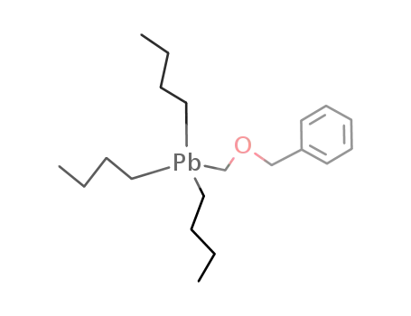 C<sub>6</sub>H<sub>5</sub>CH<sub>2</sub>OCH<sub>2</sub>Pb(C<sub>4</sub>H<sub>9</sub>)3