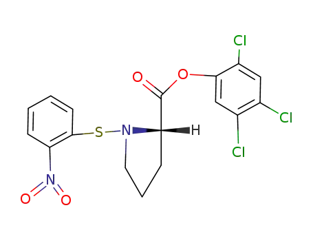 L-Proline, 1-[(2-nitrophenyl)thio]-, 2,4,5-trichlorophenyl ester