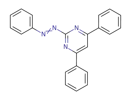 Pyrimidine, 4,6-diphenyl-2-(phenylazo)-