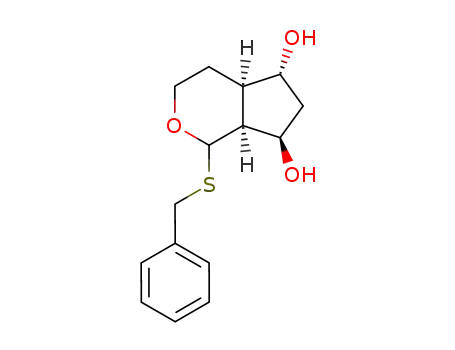 1-(Benzylsulfanyl)octahydrocyclopenta[c]pyran-5,7-diol