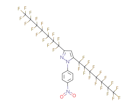 1-(4-Nitro-phenyl)-3,5-bis-pentadecafluoroheptyl-1H-pyrazole
