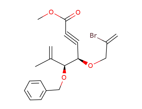 methyl-5-benzyloxy-4-(2-bromo-2-propen-1-yloxy)-6-methyl-6-hepten-2-ynoate