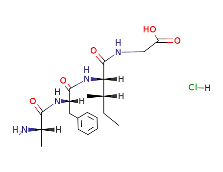 Glycine, N-[N-(N-L-alanyl-L-phenylalanyl)-L-isoleucyl]-,
monohydrochloride