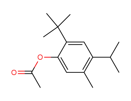 2-(1,1-dimethylethyl)-5-methyl-4-(1-methylethyl)phenyl ethanoate
