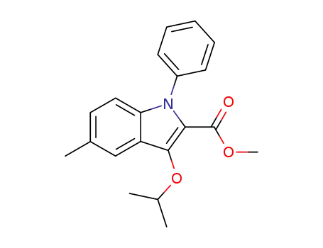 1H-Indole-2-carboxylic acid, 5-methyl-3-(1-methylethoxy)-1-phenyl-,
methyl ester