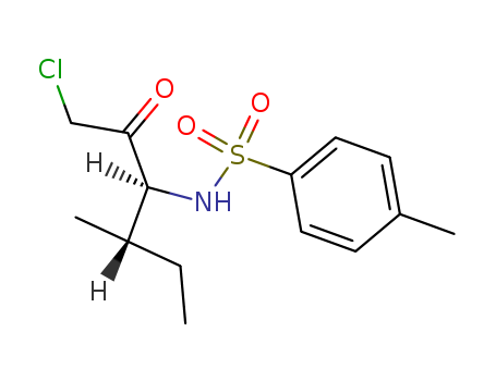 N-[(1R,2R)-1-(chloroacetyl)-2-methylbutyl]-4-methylbenzenesulfonamide