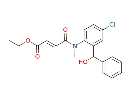 (E)-3-{[4-Chloro-2-(hydroxy-phenyl-methyl)-phenyl]-methyl-carbamoyl}-acrylic acid ethyl ester