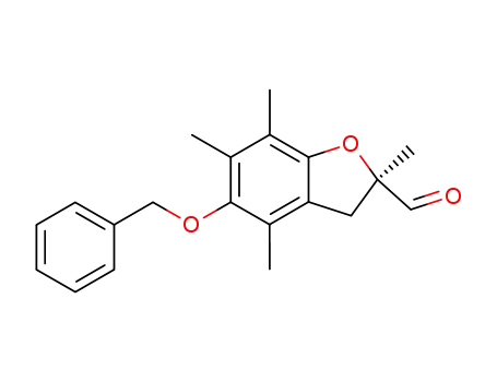 all-rac-5-(benzyloxy)-2,4,6,7-tetramethyl-2,3-dihydrobenzofuran-2-carbaldehyde