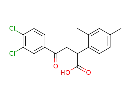 2-(2,4-Dimethylphenyl)-4-(3,4-dichlorophenyl)-4-oxobutanoic acid