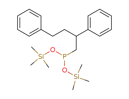 Molecular Structure of 244212-50-8 (O,O-bis(trimethylsilyl)-2,4-diphenylbutylphosphonite)