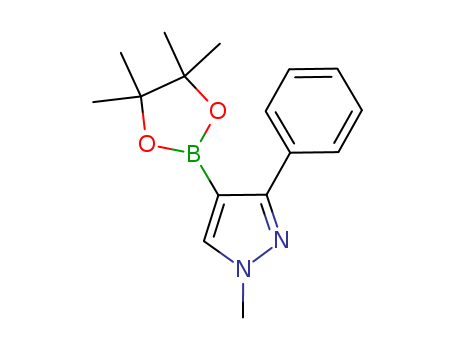 1H-Pyrazole, 1-methyl-3-phenyl-4-(4,4,5,5-tetramethyl-1,3,2-dioxaborolan-2-yl)-