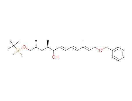 (6E,8E,10E)-(2R,4R)-12-Benzyloxy-1-(tert-butyl-dimethyl-silanyloxy)-2,4,10-trimethyl-dodeca-6,8,10-trien-5-ol