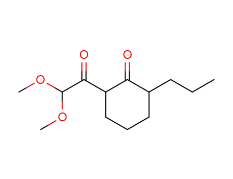 Cyclohexanone, 2-(dimethoxyacetyl)-6-propyl-