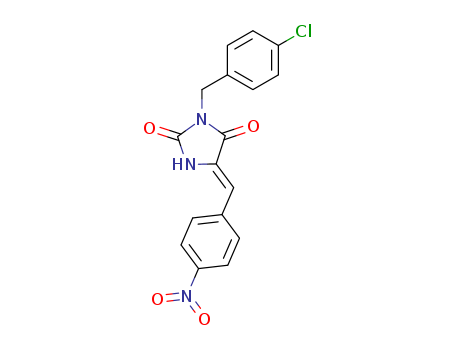 2,4-Imidazolidinedione, 3-[(4-chlorophenyl)methyl]-5-[(4-nitrophenyl)methylene]-