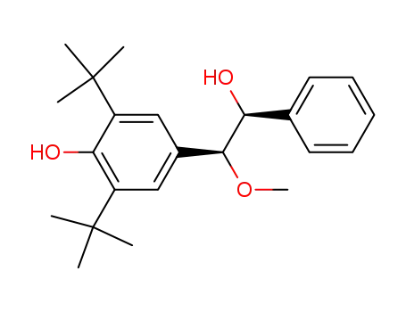 2,6-Di-tert-butyl-4-((1S,2S)-2-hydroxy-1-methoxy-2-phenyl-ethyl)-phenol