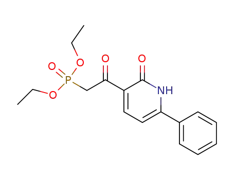 [2-Oxo-2-(2-oxo-6-phenyl-1,2-dihydro-pyridin-3-yl)-ethyl]-phosphonic acid diethyl ester