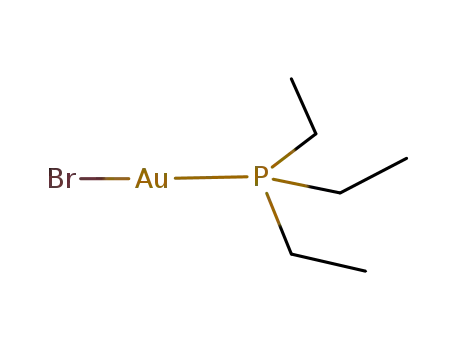 Molecular Structure of 14243-60-8 (triethylphosphine gold bromide)