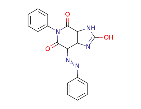 4,5,6,7-tetrahydro-2-hydroxy-5-phenyl-3H-imidazo<4,5-c>pyridine-4,6,7-trione-7-(phenylhydrazone)